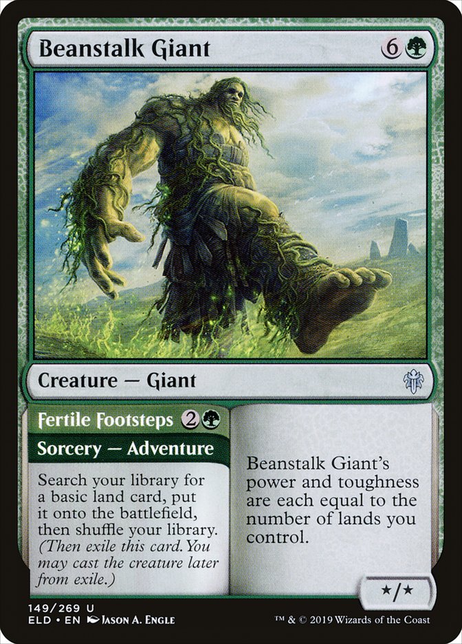 Beanstalk Giant // Fertile Footsteps [Throne of Eldraine] | Exor Games Dartmouth