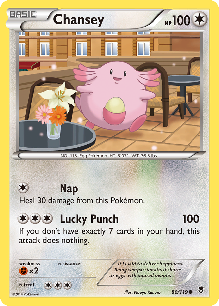 Chansey (80/119) [XY: Phantom Forces] | Exor Games Dartmouth