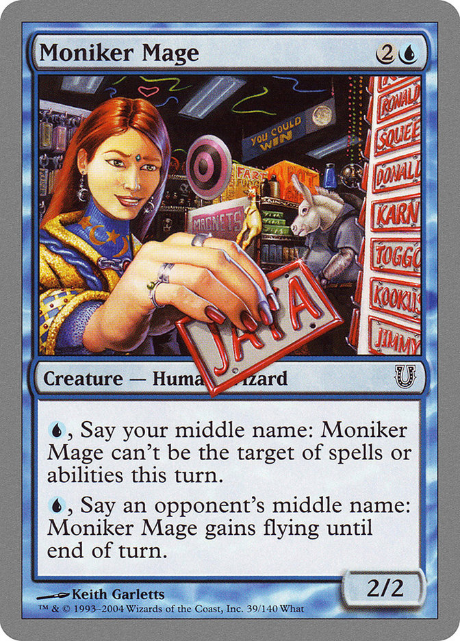 Moniker Mage [Unhinged] | Exor Games Dartmouth