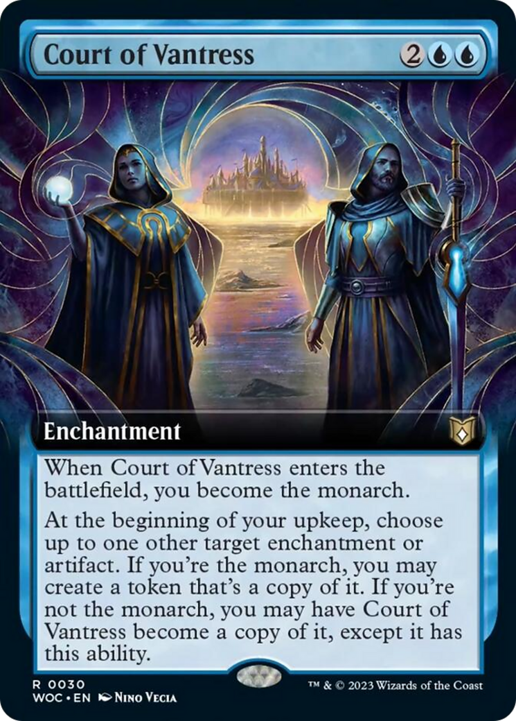 Court of Vantress (Extended Art) [Wilds of Eldraine Commander] | Exor Games Dartmouth