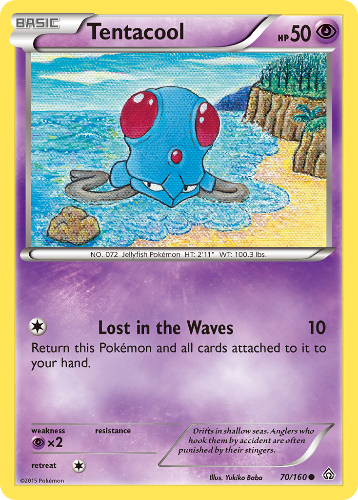 Tentacool (70/160) [XY: Primal Clash] | Exor Games Dartmouth