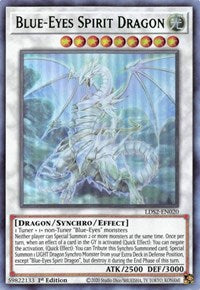 Blue-Eyes Spirit Dragon (Green) [LDS2-EN020] Ultra Rare | Exor Games Dartmouth