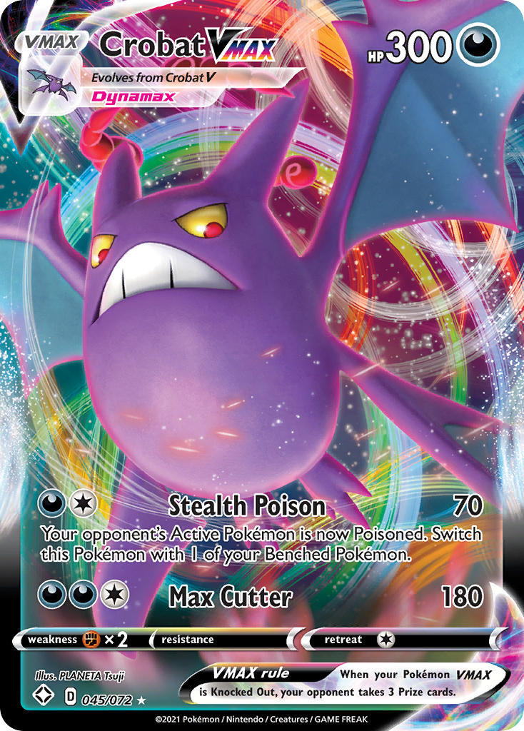 Crobat VMAX (045/072) [Sword & Shield: Shining Fates] | Exor Games Dartmouth