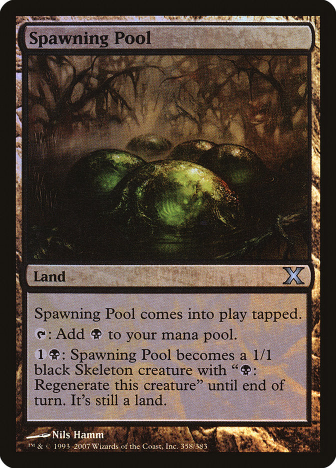 Spawning Pool (Premium Foil) [Tenth Edition] | Exor Games Dartmouth