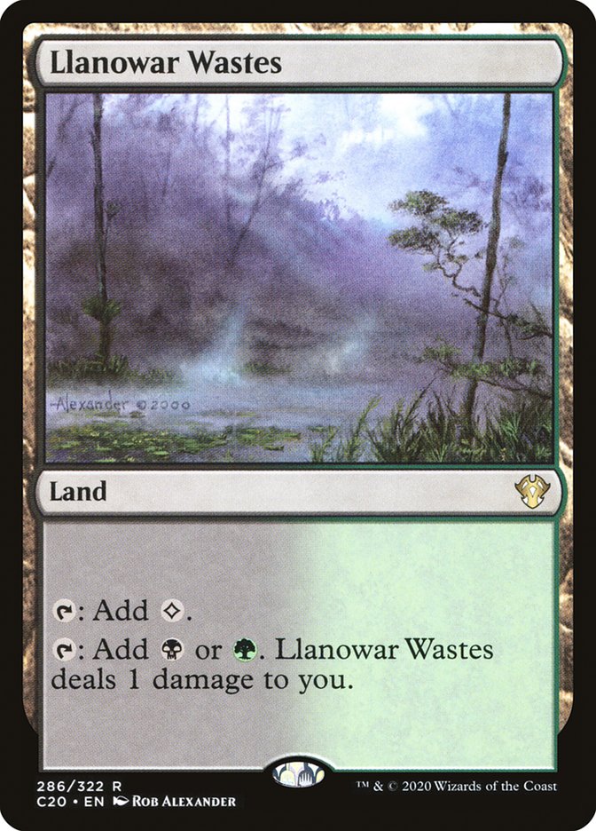 Llanowar Wastes [Commander 2020] | Exor Games Dartmouth
