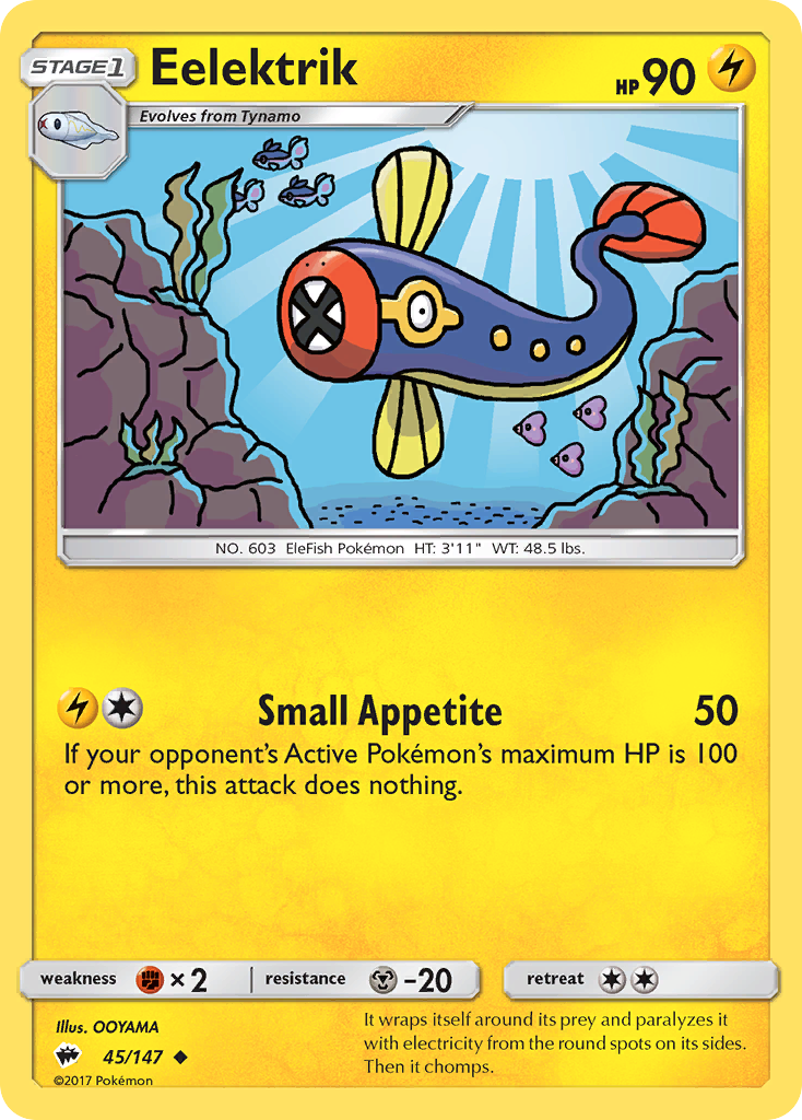 Eelektrik (45/147) [Sun & Moon: Burning Shadows] | Exor Games Dartmouth