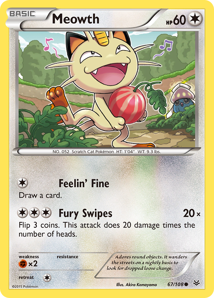 Meowth (67/108) [XY: Roaring Skies] | Exor Games Dartmouth