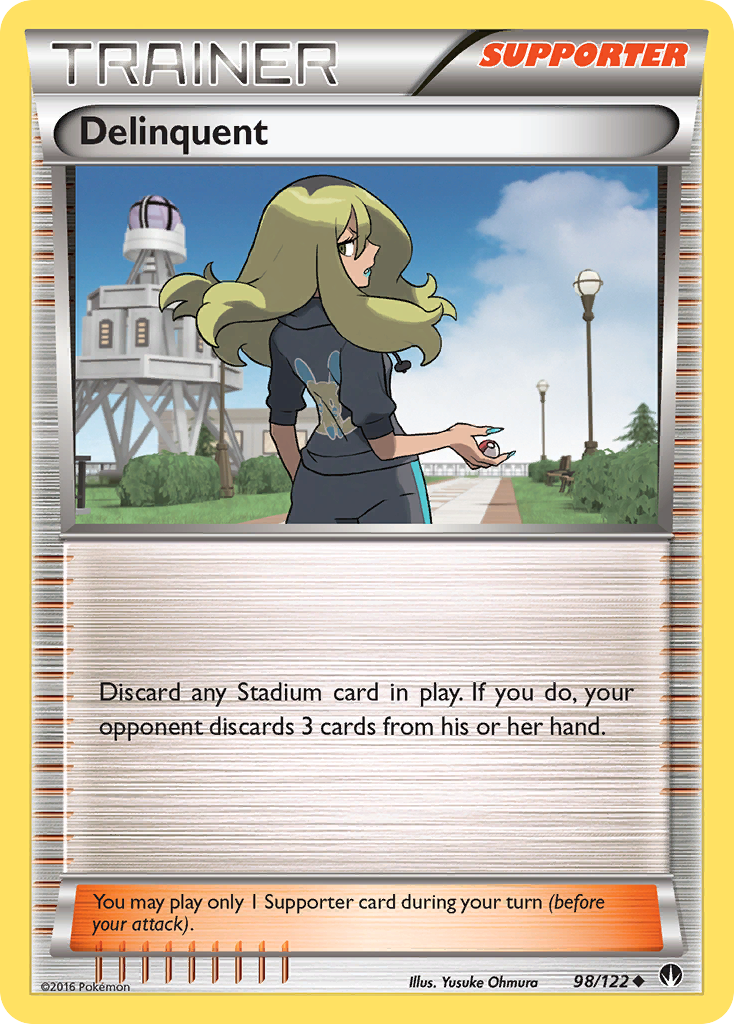 Delinquent (98/122) [XY: BREAKpoint] | Exor Games Dartmouth