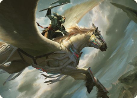 Cleaving Skyrider Art Card [Dominaria United Art Series] | Exor Games Dartmouth