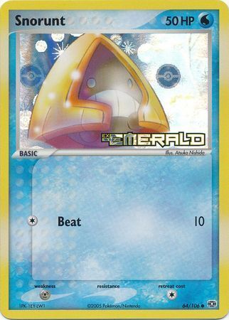 Snorunt (64/106) (Stamped) [EX: Emerald] | Exor Games Dartmouth