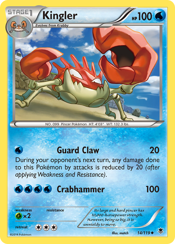 Kingler (14/119) [XY: Phantom Forces] | Exor Games Dartmouth