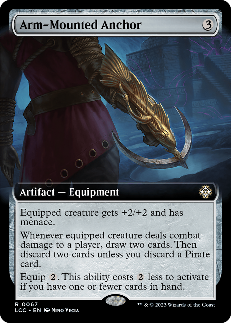 Arm-Mounted Anchor (Extended Art) [The Lost Caverns of Ixalan Commander] | Exor Games Dartmouth
