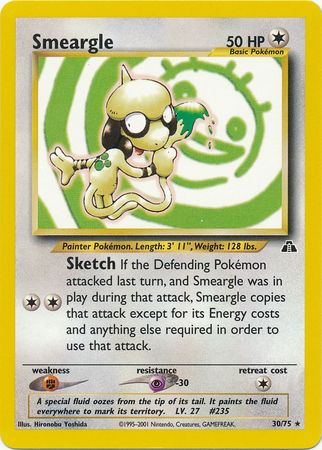 Smeargle (30/75) [Neo Discovery Unlimited] | Exor Games Dartmouth