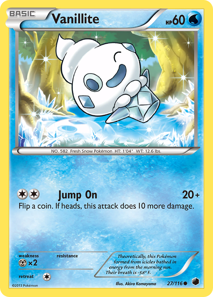 Vanillite (27/116) [Black & White: Plasma Freeze] | Exor Games Dartmouth