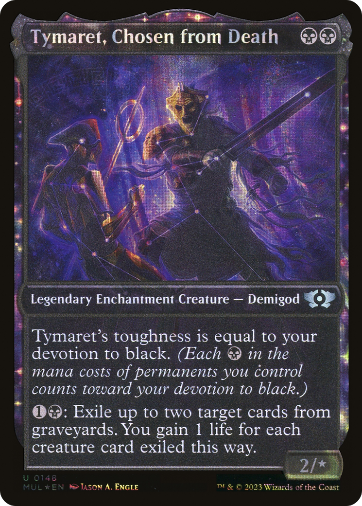 Tymaret, Chosen from Death (Halo Foil) [Multiverse Legends] | Exor Games Dartmouth