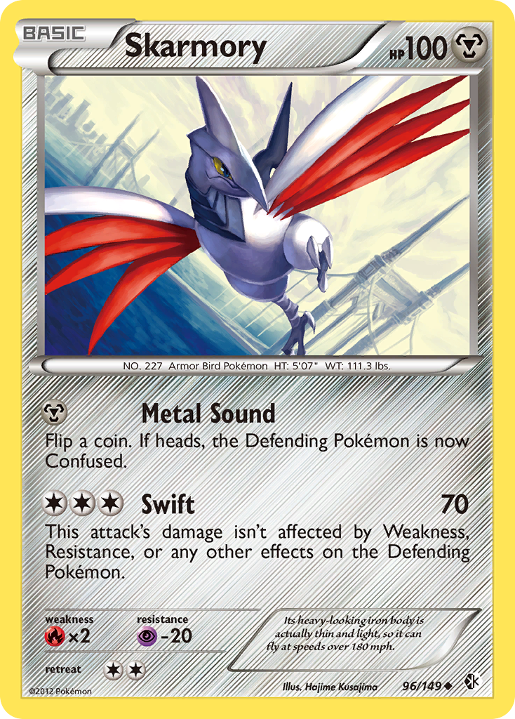 Skarmory (96/149) [Black & White: Boundaries Crossed] | Exor Games Dartmouth