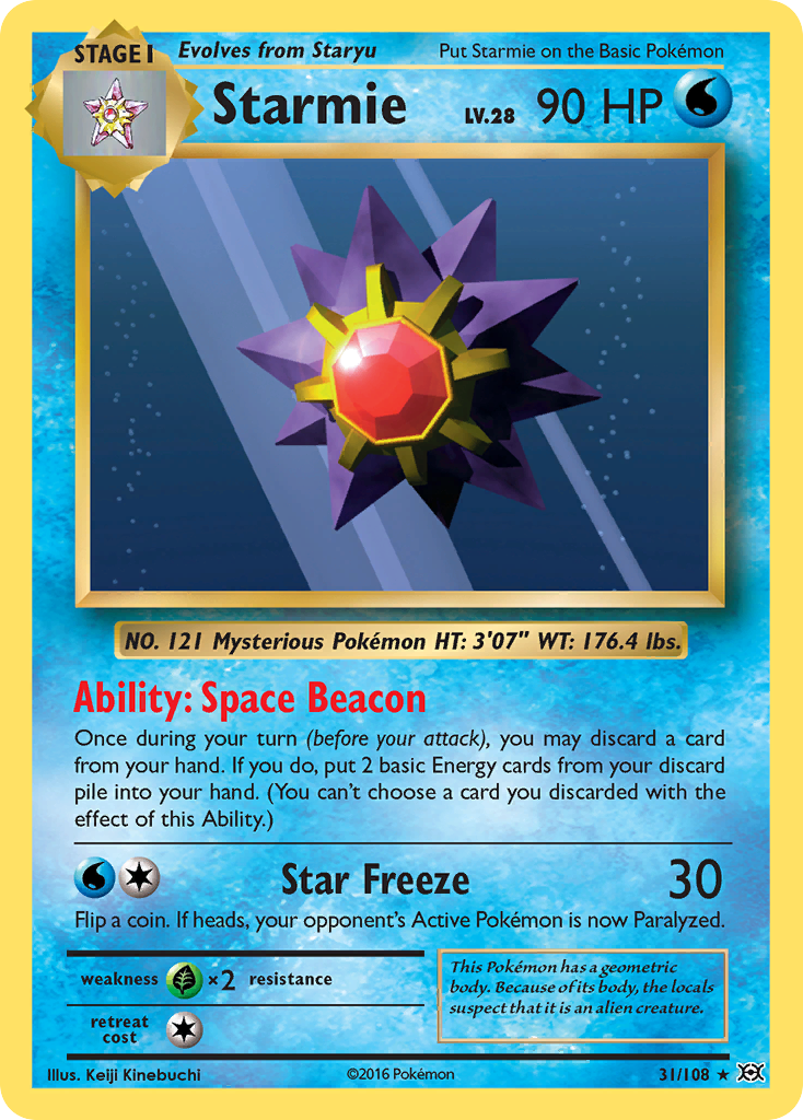 Starmie (31/108) [XY: Evolutions] | Exor Games Dartmouth
