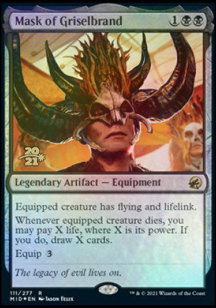 Mask of Griselbrand [Innistrad: Midnight Hunt Prerelease Promos] | Exor Games Dartmouth