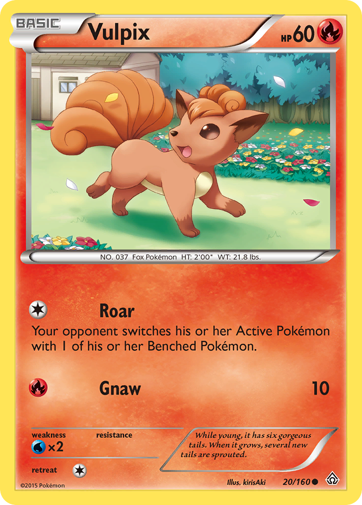 Vulpix (20/160) [XY: Primal Clash] | Exor Games Dartmouth