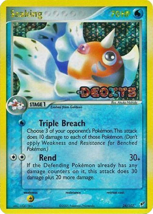 Seaking (24/107) (Stamped) [EX: Deoxys] | Exor Games Dartmouth