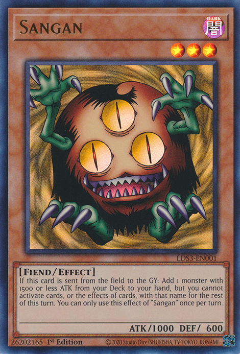 Sangan [LDS3-EN001] Ultra Rare | Exor Games Dartmouth