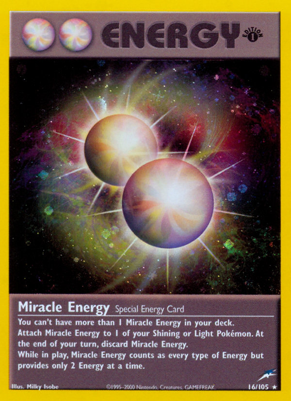 Miracle Energy (16/105) [Neo Destiny 1st Edition] | Exor Games Dartmouth