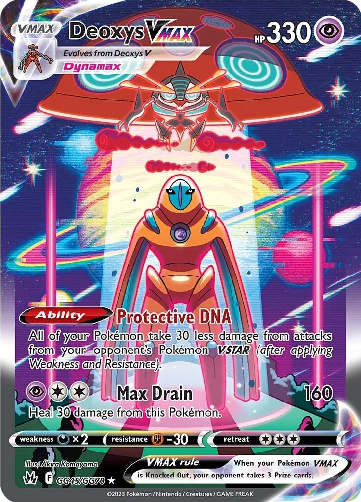 Deoxys VMAX (GG45/GG70) [Sword & Shield: Crown Zenith] | Exor Games Dartmouth