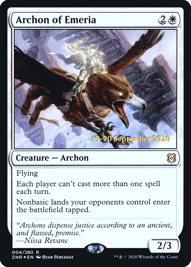 Archon of Emeria  [Zendikar Rising Prerelease Promos] | Exor Games Dartmouth