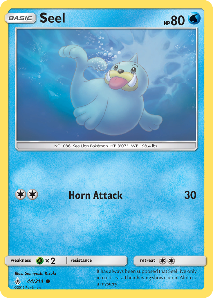 Seel (44/214) [Sun & Moon: Unbroken Bonds] | Exor Games Dartmouth