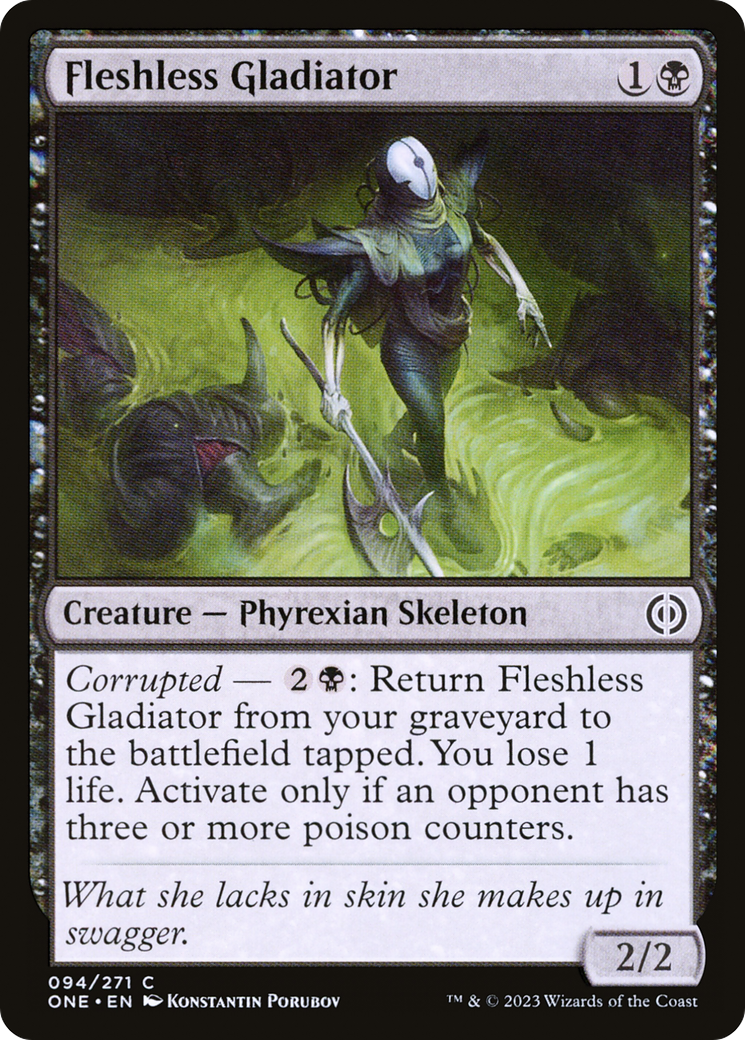 Fleshless Gladiator [Phyrexia: All Will Be One] | Exor Games Dartmouth