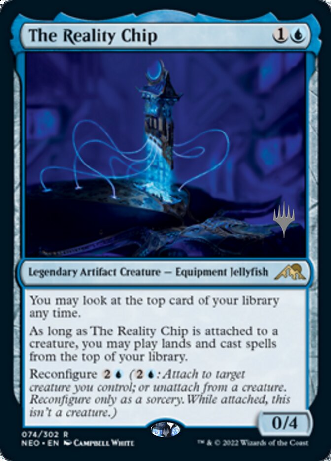 The Reality Chip (Promo Pack) [Kamigawa: Neon Dynasty Promos] | Exor Games Dartmouth