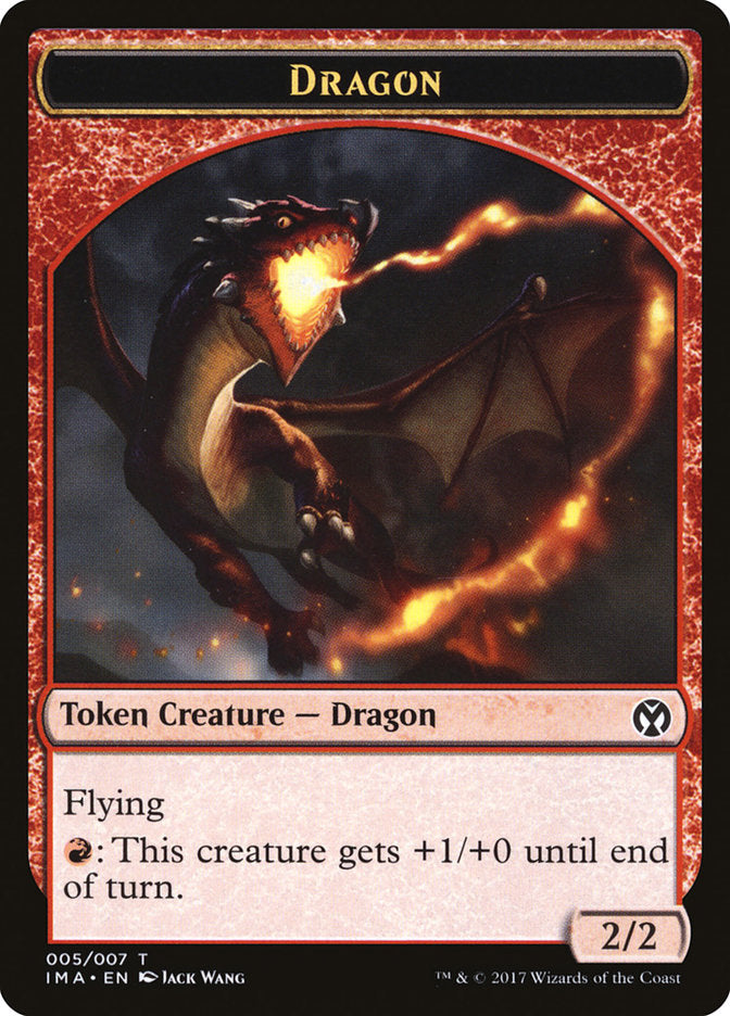 Dragon (005/007) [Iconic Masters Tokens] | Exor Games Dartmouth