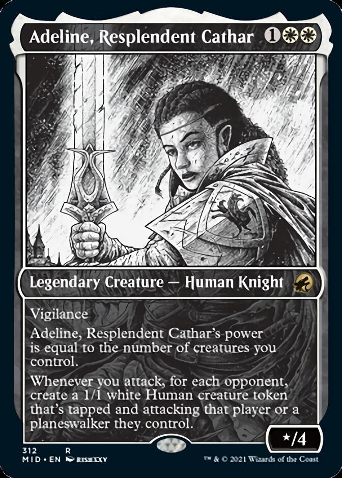 Adeline, Resplendent Cathar (Showcase Eternal Night) [Innistrad: Midnight Hunt] | Exor Games Dartmouth