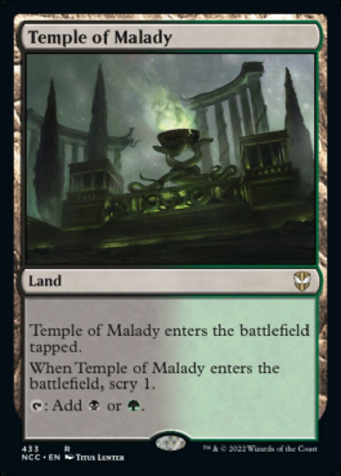 Temple of Malady [Streets of New Capenna Commander] | Exor Games Dartmouth