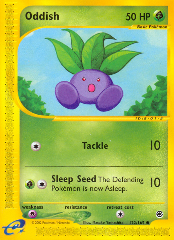 Oddish (122/165) [Expedition: Base Set] | Exor Games Dartmouth