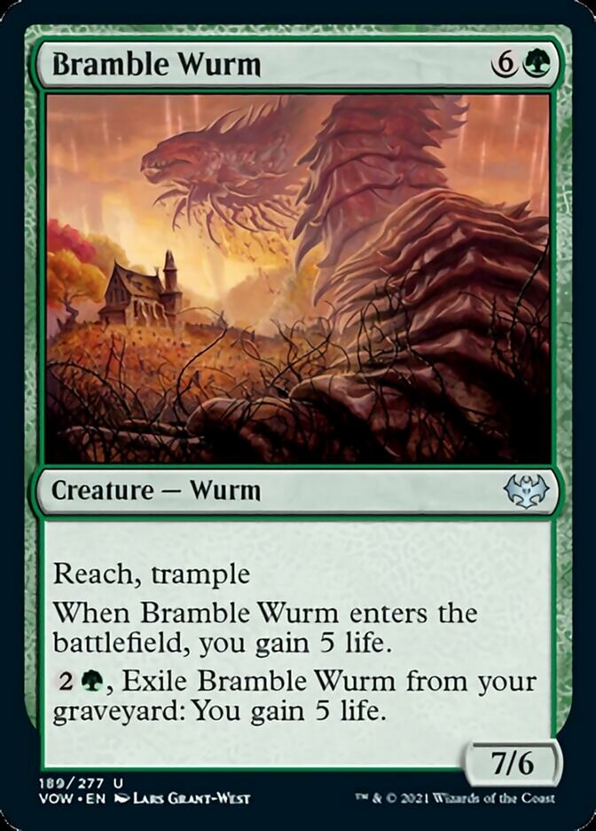 Bramble Wurm [Innistrad: Crimson Vow] | Exor Games Dartmouth