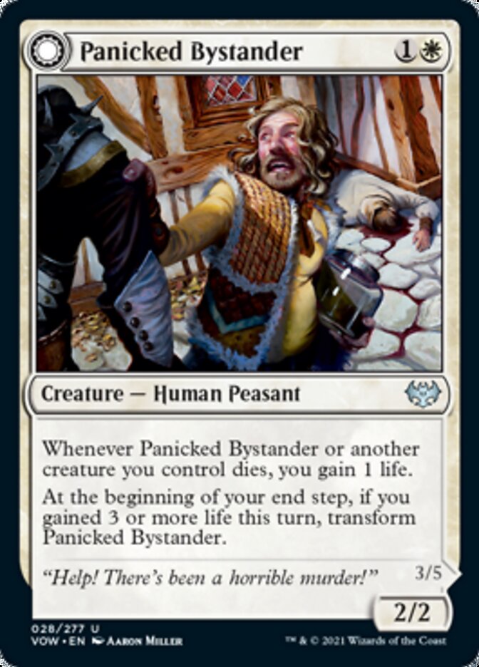Panicked Bystander // Cackling Culprit [Innistrad: Crimson Vow] | Exor Games Dartmouth