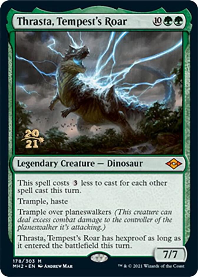 Thrasta, Tempest's Roar [Modern Horizons 2 Prerelease Promos] | Exor Games Dartmouth