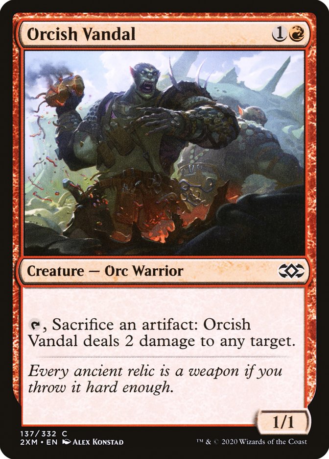 Orcish Vandal [Double Masters] | Exor Games Dartmouth