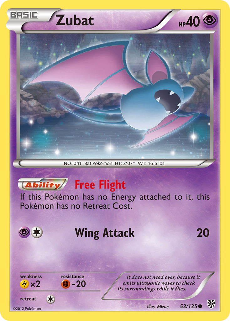 Zubat (53/135) [Black & White: Plasma Storm] | Exor Games Dartmouth