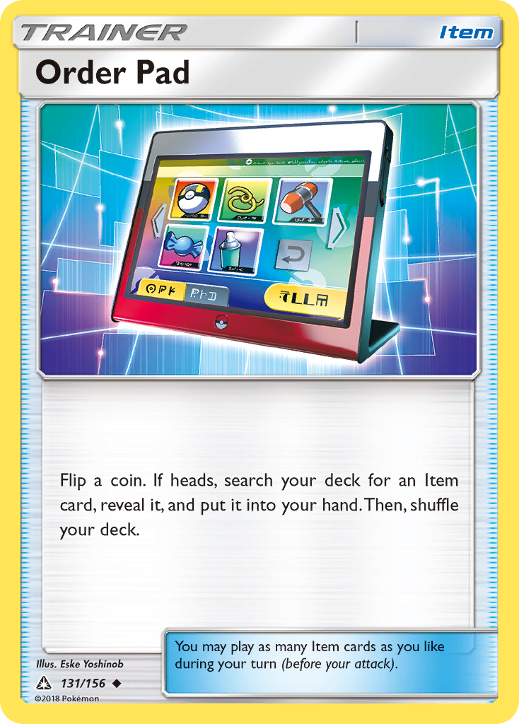 Order Pad (131/156) [Sun & Moon: Ultra Prism] | Exor Games Dartmouth