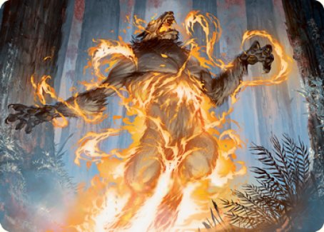 Burn the Accursed Art Card [Innistrad: Midnight Hunt Art Series] | Exor Games Dartmouth