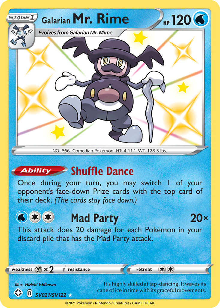 Galarian Mr. Rime (SV021/SV122) [Sword & Shield: Shining Fates] | Exor Games Dartmouth