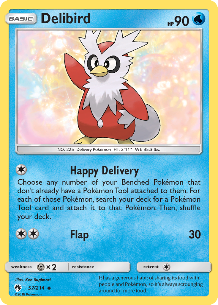 Delibird (57/214) [Sun & Moon: Lost Thunder] | Exor Games Dartmouth