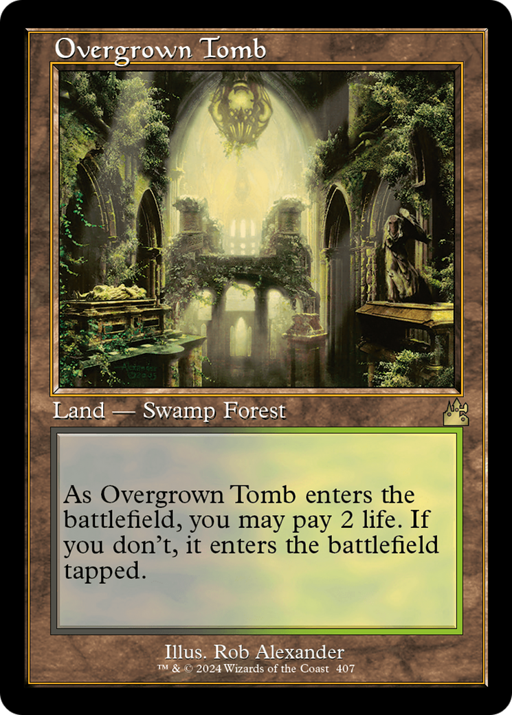 Overgrown Tomb (Retro) [Ravnica Remastered] | Exor Games Dartmouth