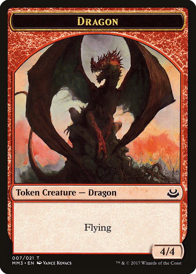 Dragon [Modern Masters 2017 Tokens] | Exor Games Dartmouth