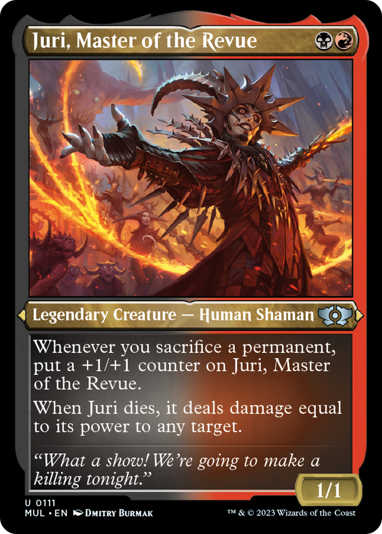 Juri, Master of the Revue (Foil Etched) [Multiverse Legends] | Exor Games Dartmouth