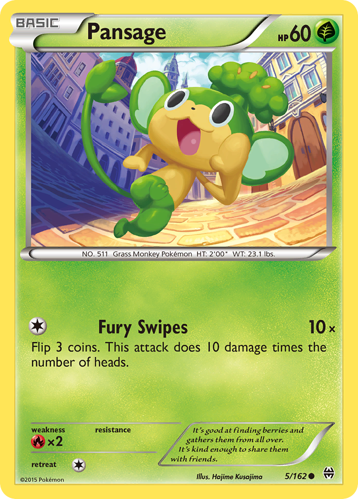 Pansage (5/162) [XY: BREAKthrough] | Exor Games Dartmouth