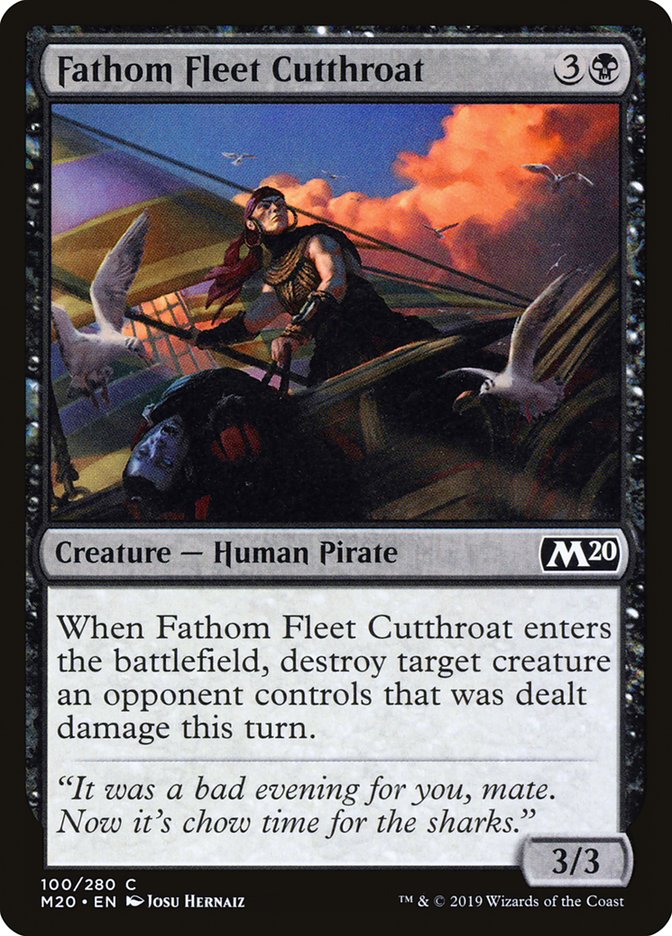 Fathom Fleet Cutthroat [Core Set 2020] | Exor Games Dartmouth