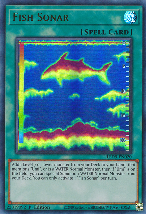 Fish Sonar [LED9-EN020] Ultra Rare | Exor Games Dartmouth